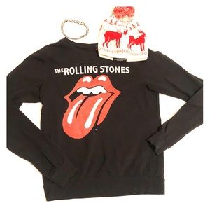 Rolling Stones hoodless sweatshirt